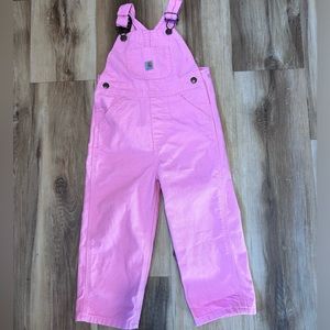 Carhartt Pink Toddler Overalls